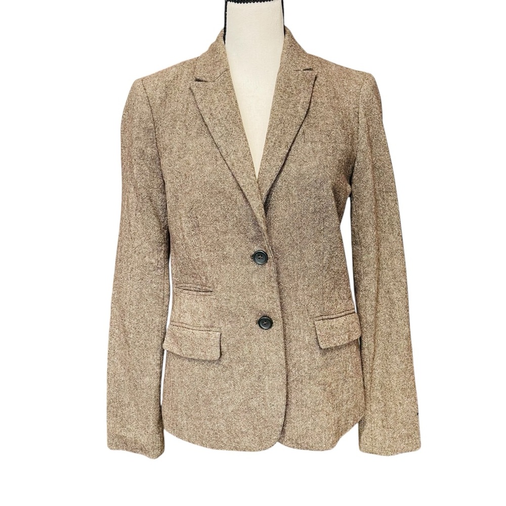 Banana Republic Brown Tweed Blazer